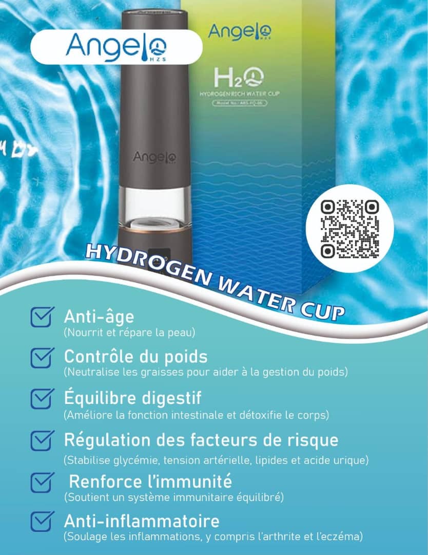 Tasse d'eau à hydrogène